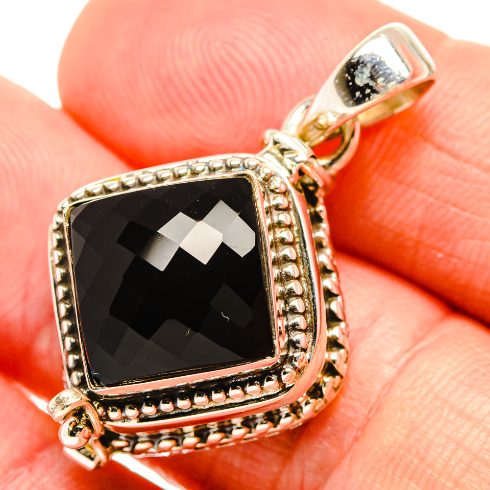 Black Onyx Pendants handcrafted by Ana Silver Co - PD32532