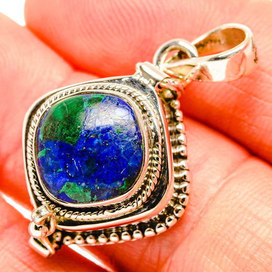 Azurite Pendants handcrafted by Ana Silver Co - PD32543