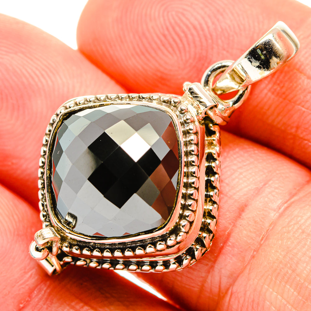 Hematite Pendants handcrafted by Ana Silver Co - PD32547