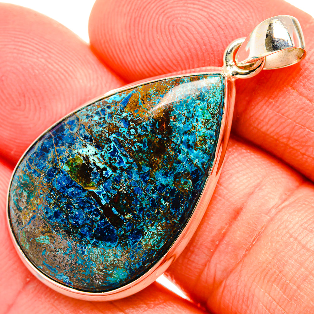 Shattuckite Pendants handcrafted by Ana Silver Co - PD32550