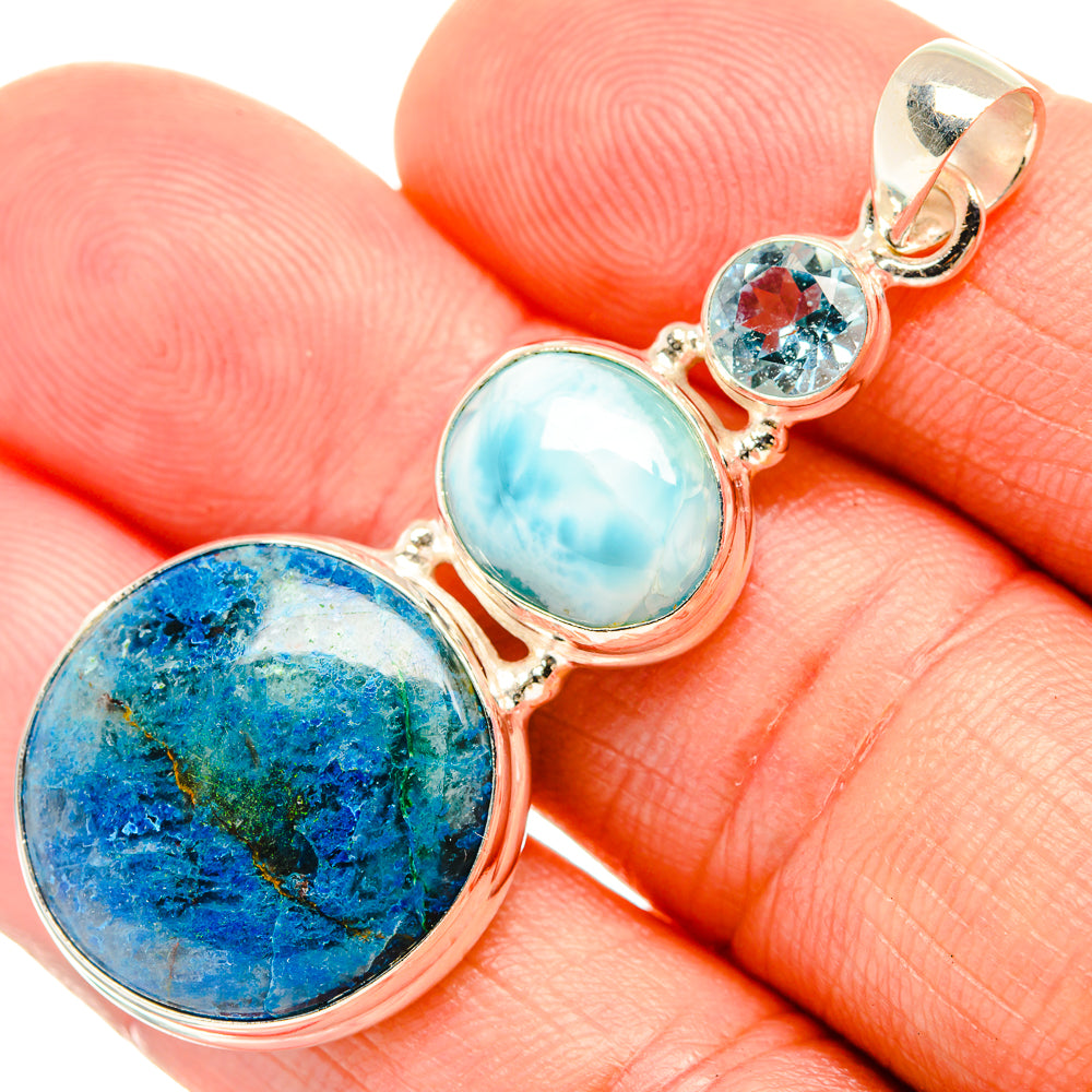 Apatite Pendants handcrafted by Ana Silver Co - PD32553