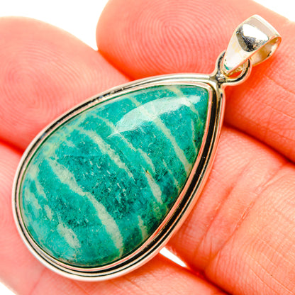 Amazonite Pendants handcrafted by Ana Silver Co - PD32559
