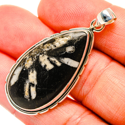 Chrysanthemum Stone Pendants handcrafted by Ana Silver Co - PD32564