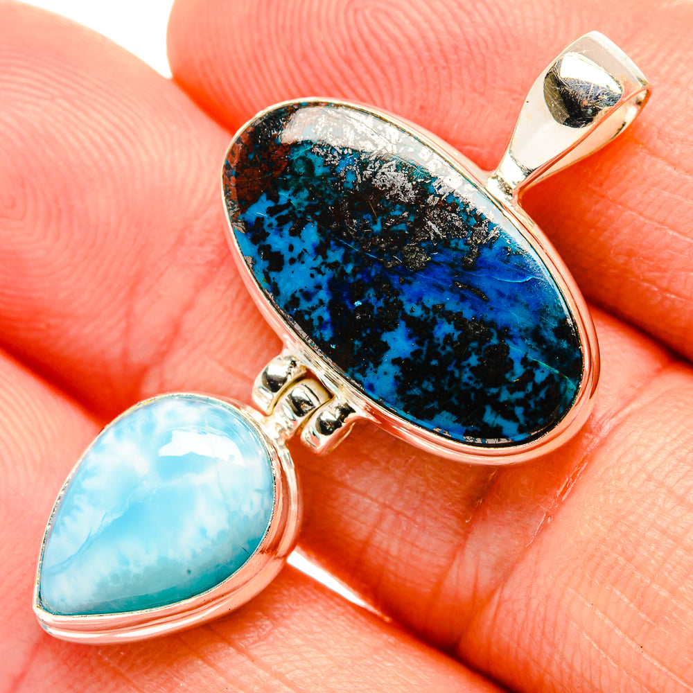 Shattuckite Pendants handcrafted by Ana Silver Co - PD32569