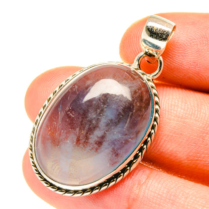 Blue Fluorite Pendants handcrafted by Ana Silver Co - PD3257