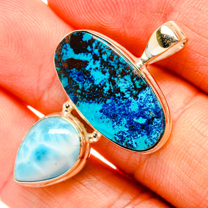 Shattuckite Pendants handcrafted by Ana Silver Co - PD32575
