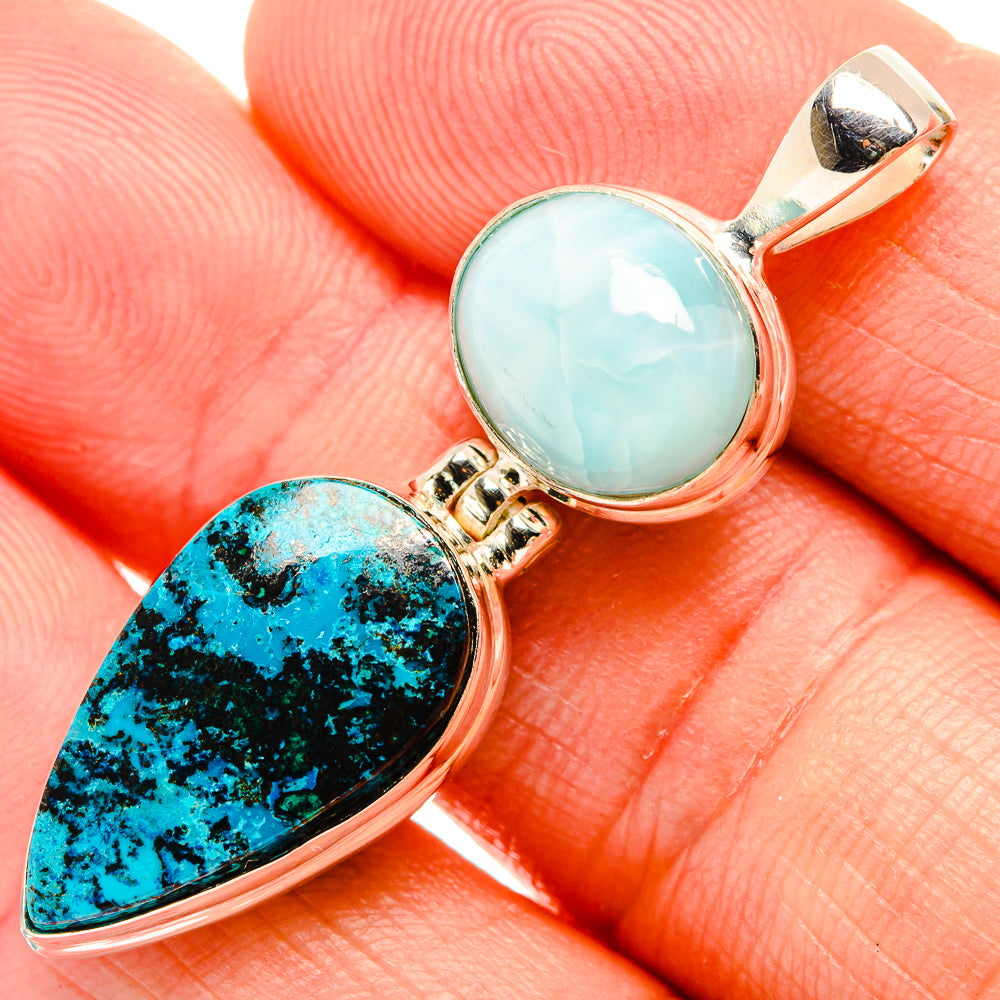 Shattuckite Pendants handcrafted by Ana Silver Co - PD32577