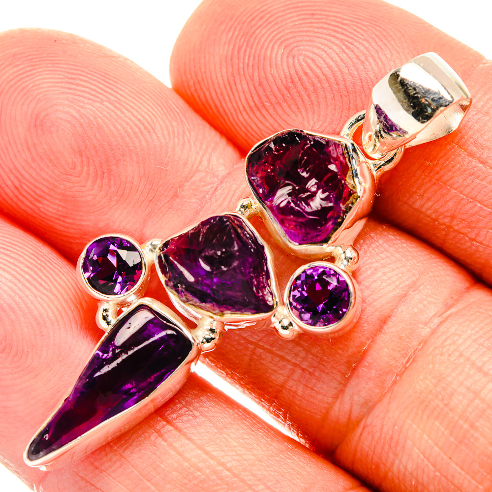 Amethyst Pendants handcrafted by Ana Silver Co - PD32582