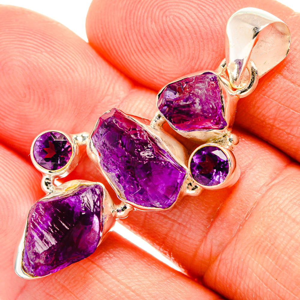 Amethyst Pendants handcrafted by Ana Silver Co - PD32586