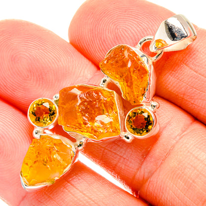 Citrine Pendants handcrafted by Ana Silver Co - PD32587