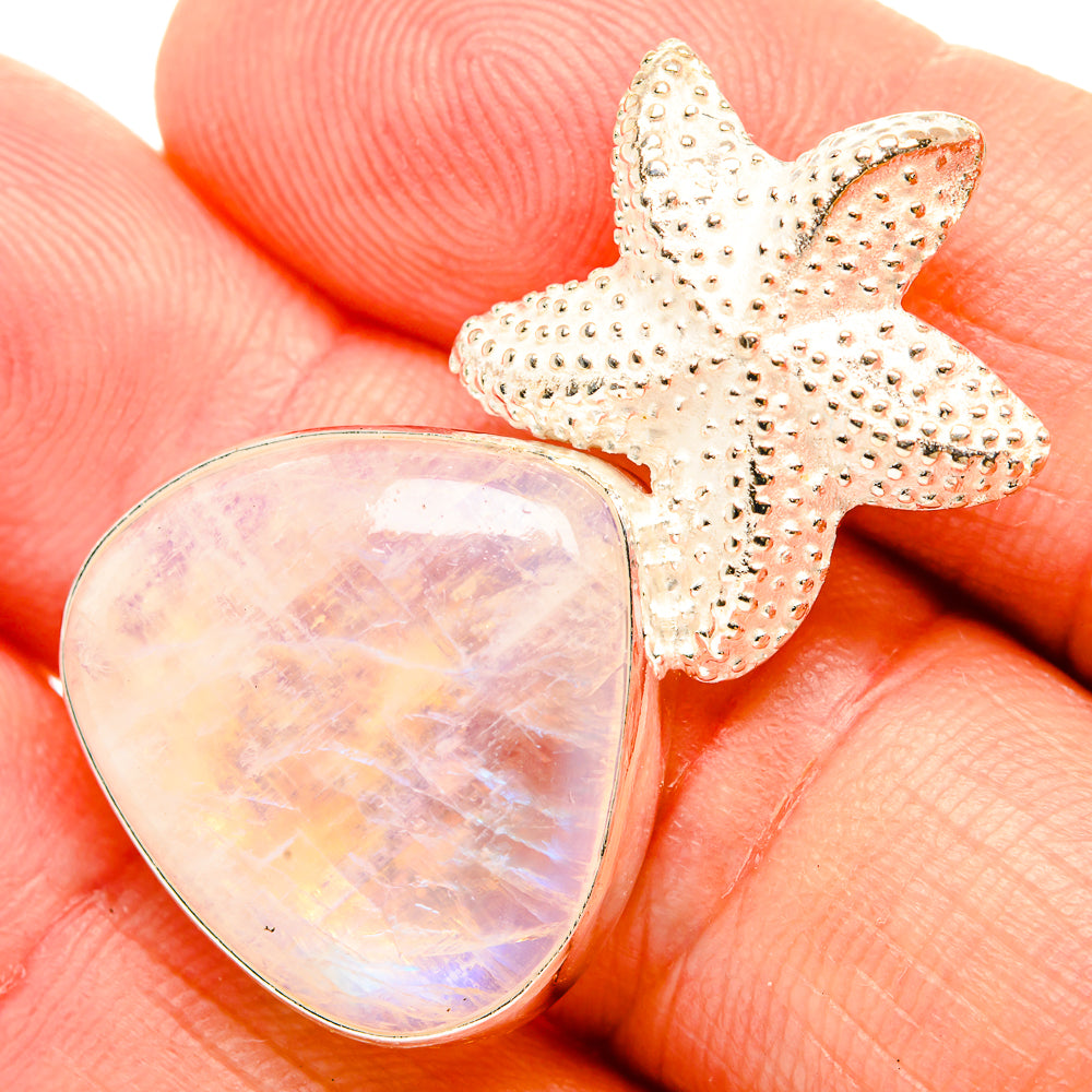 Rainbow Moonstone Pendants handcrafted by Ana Silver Co - PD32588