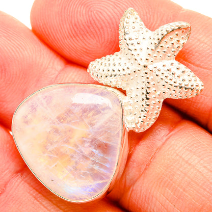 Rainbow Moonstone Pendants handcrafted by Ana Silver Co - PD32588