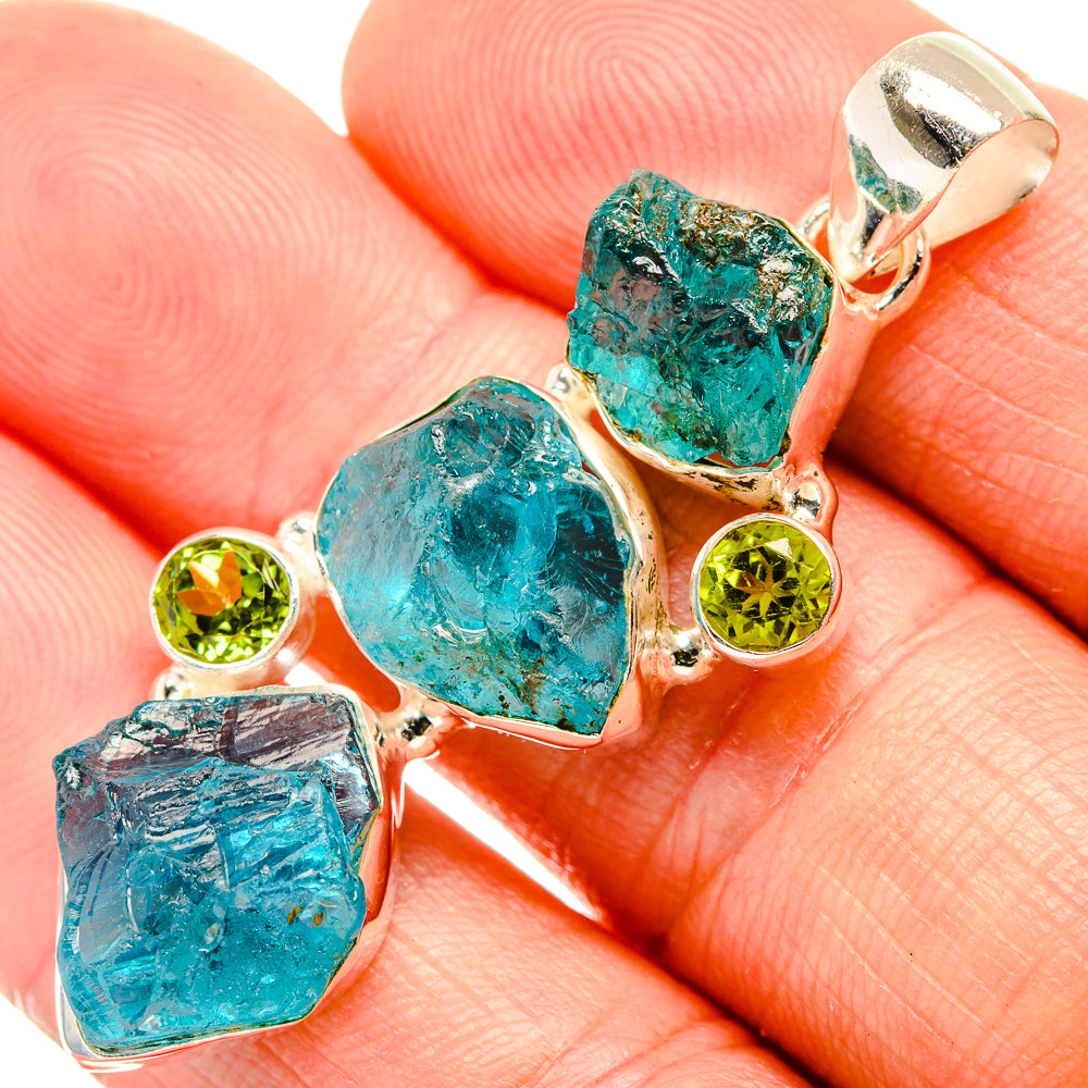 Apatite Pendants handcrafted by Ana Silver Co - PD32592