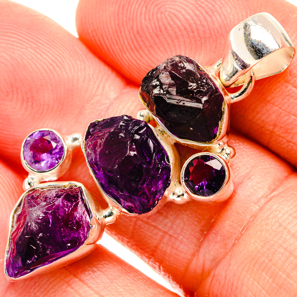 Amethyst Pendants handcrafted by Ana Silver Co - PD32594