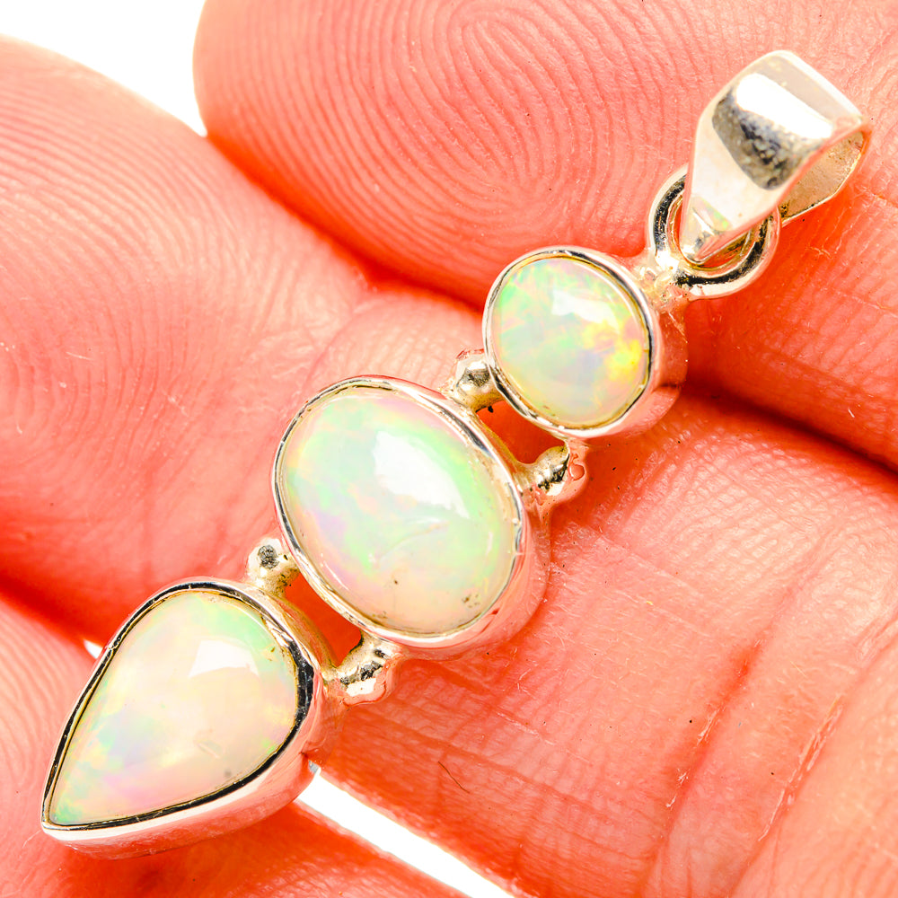 Ethiopian Opal Pendants handcrafted by Ana Silver Co - PD32618