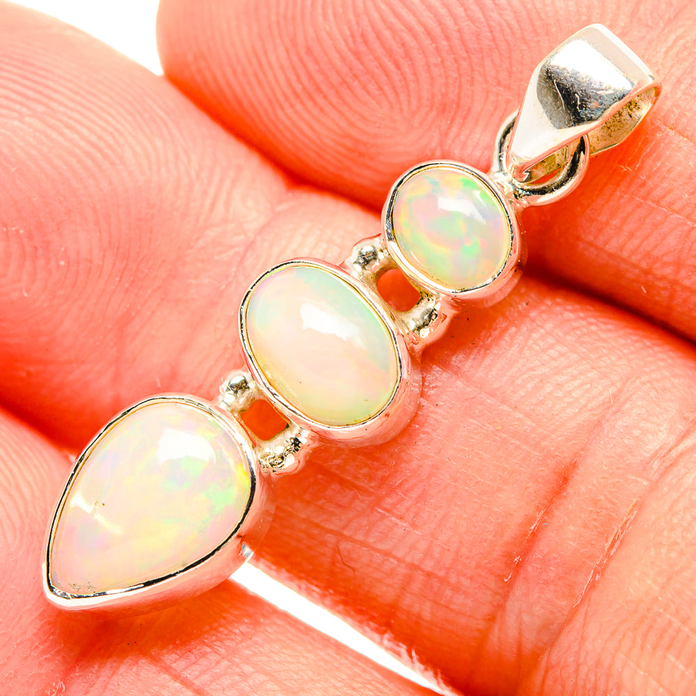 Ethiopian Opal Pendants handcrafted by Ana Silver Co - PD32624