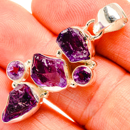Amethyst Pendants handcrafted by Ana Silver Co - PD32628