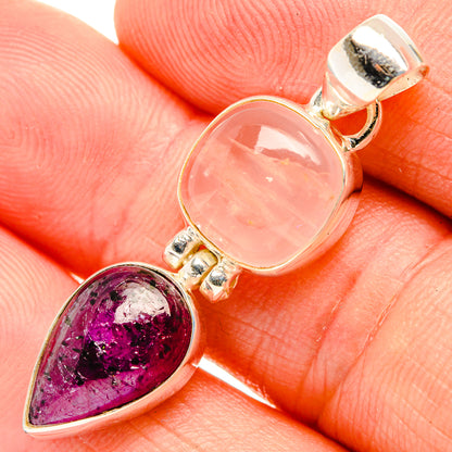 Ruby Fuchsite Pendants handcrafted by Ana Silver Co - PD32629
