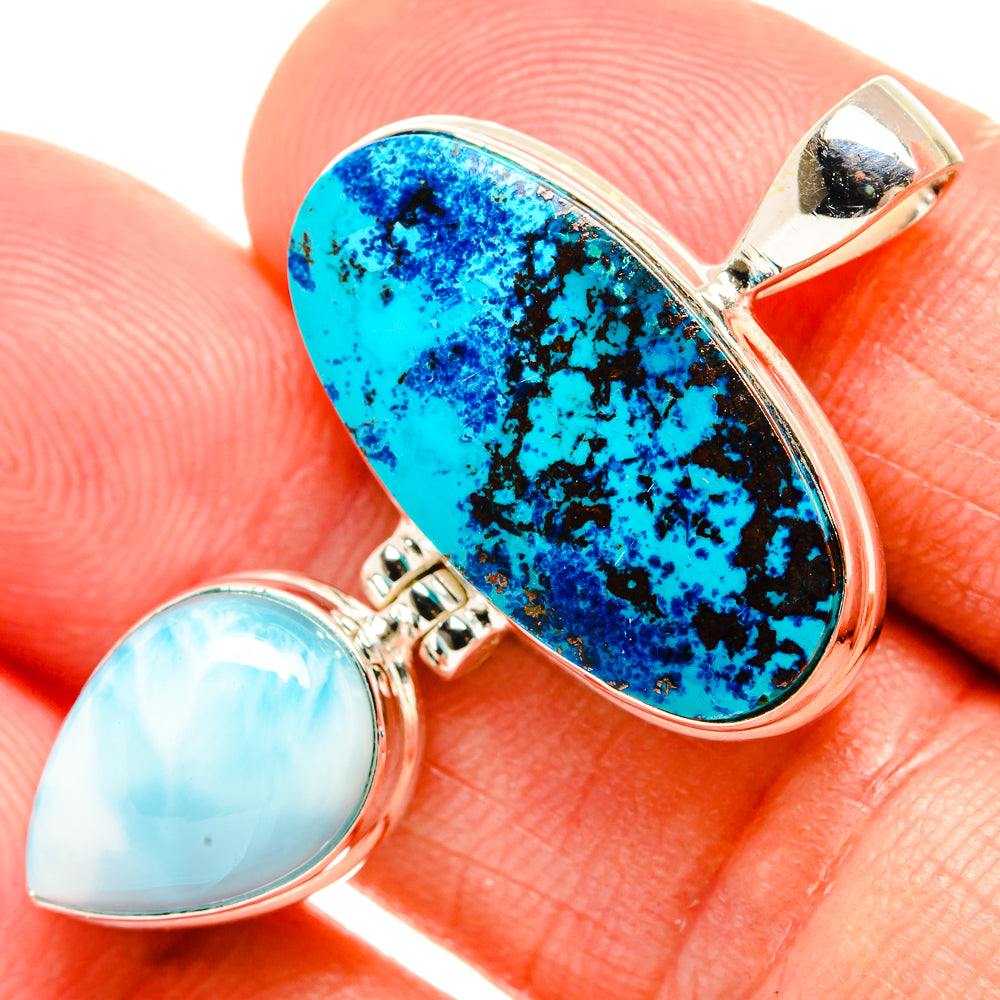 Shattuckite Pendants handcrafted by Ana Silver Co - PD32640