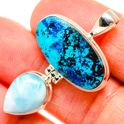 Shattuckite Pendants handcrafted by Ana Silver Co - PD32640