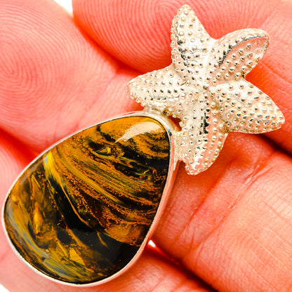 Golden Pietersite Pendants handcrafted by Ana Silver Co - PD32650