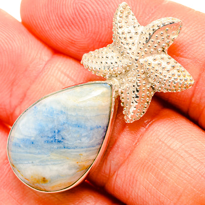Blue Scheelite Pendants handcrafted by Ana Silver Co - PD32652