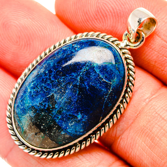 Azurite Pendants handcrafted by Ana Silver Co - PD32654