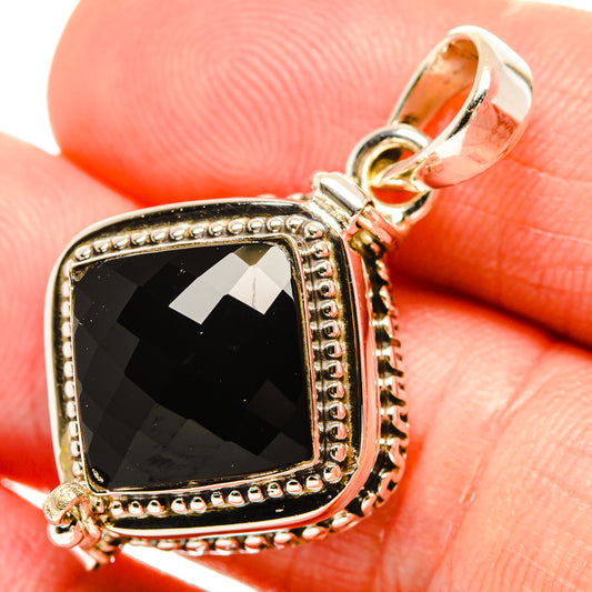 Black Onyx Pendants handcrafted by Ana Silver Co - PD32660