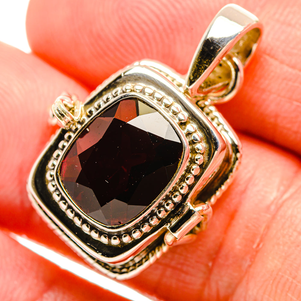 Garnet Pendants handcrafted by Ana Silver Co - PD32662