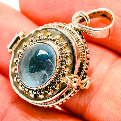 Aquamarine Pendants handcrafted by Ana Silver Co - PD32677