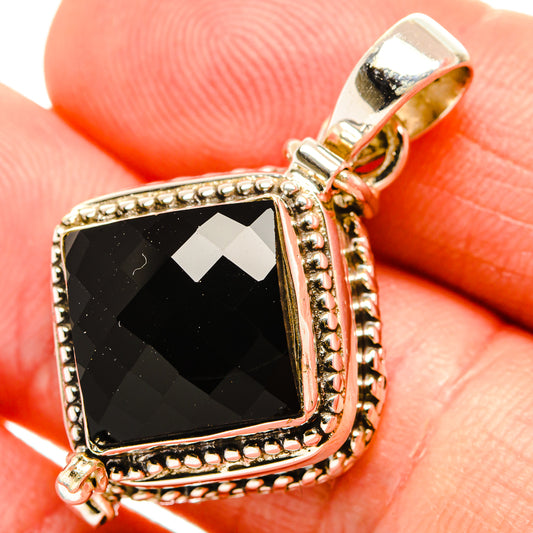 Black Onyx Pendants handcrafted by Ana Silver Co - PD32680
