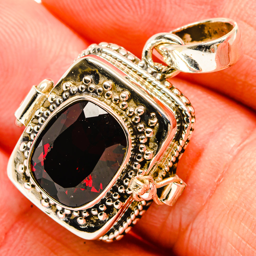 Garnet Pendants handcrafted by Ana Silver Co - PD32682