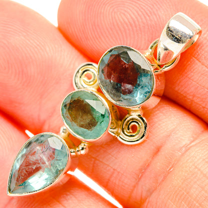 Green Fluorite Pendants handcrafted by Ana Silver Co - PD32683