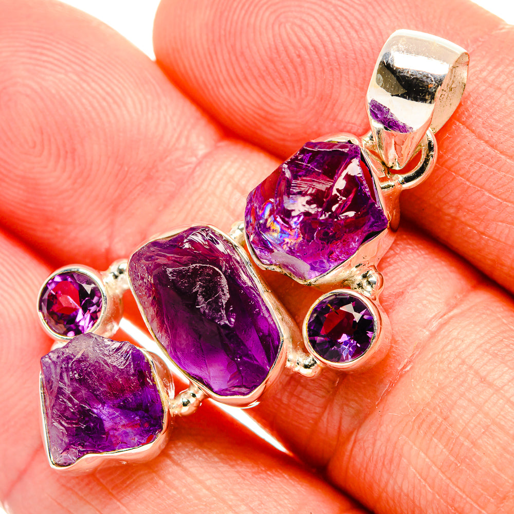 Amethyst Pendants handcrafted by Ana Silver Co - PD32684