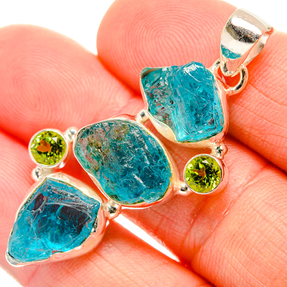 Apatite Pendants handcrafted by Ana Silver Co - PD32685