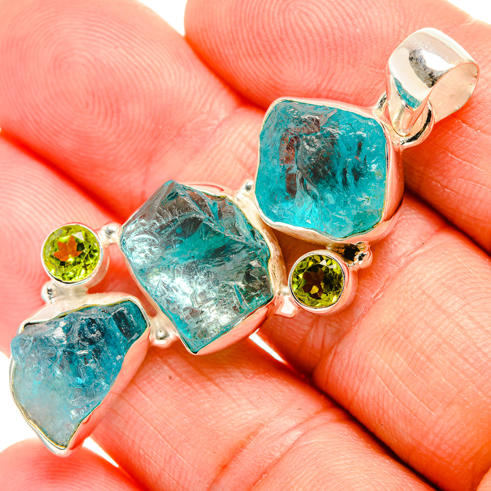 Apatite Pendants handcrafted by Ana Silver Co - PD32700