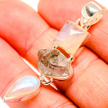 Herkimer Diamond Pendants handcrafted by Ana Silver Co - PD32721