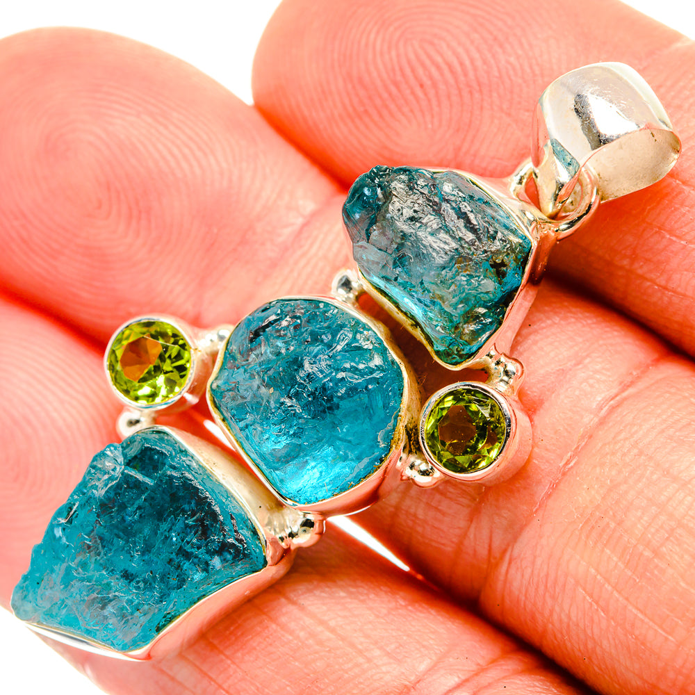 Apatite Pendants handcrafted by Ana Silver Co - PD32728