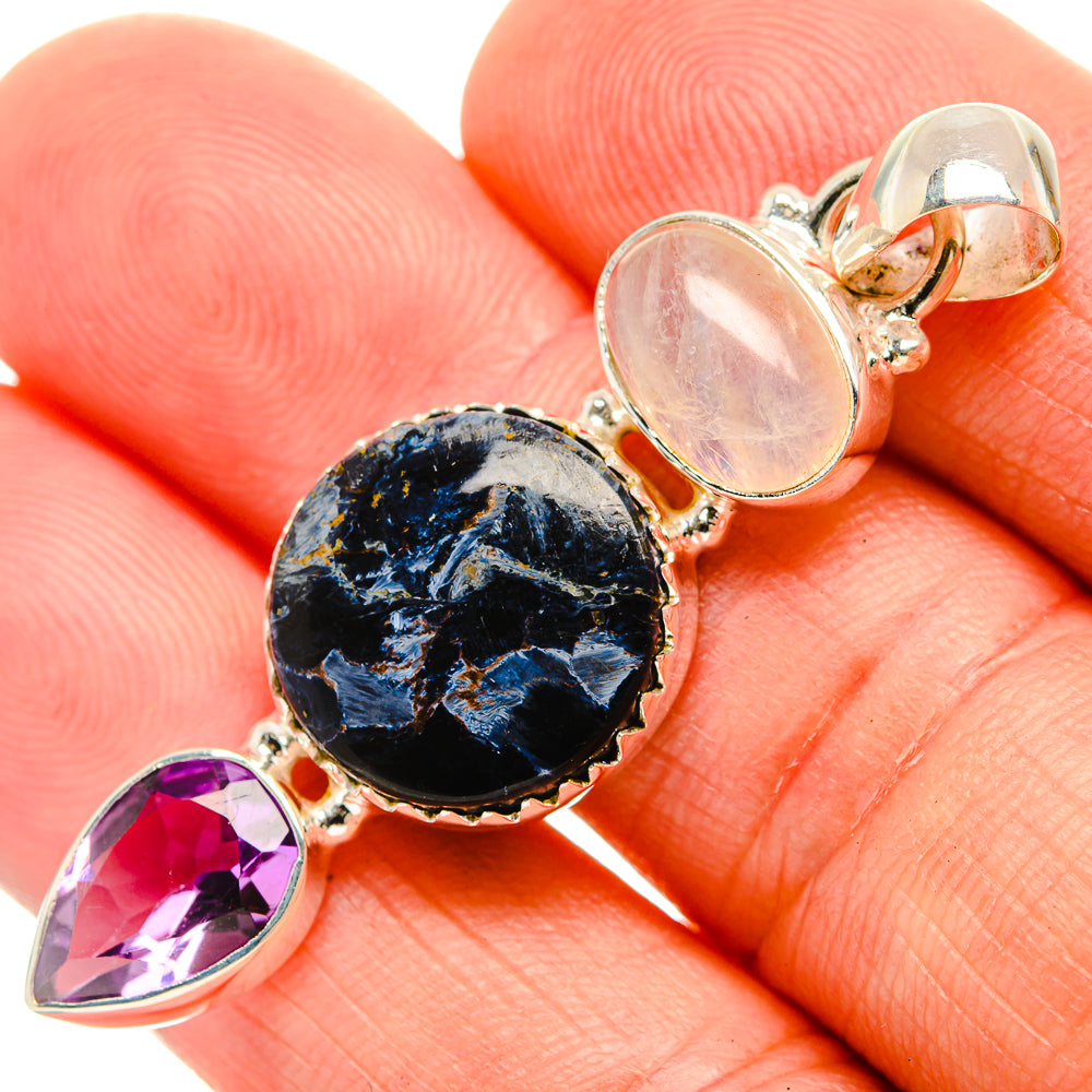 Pietersite Pendants handcrafted by Ana Silver Co - PD32729