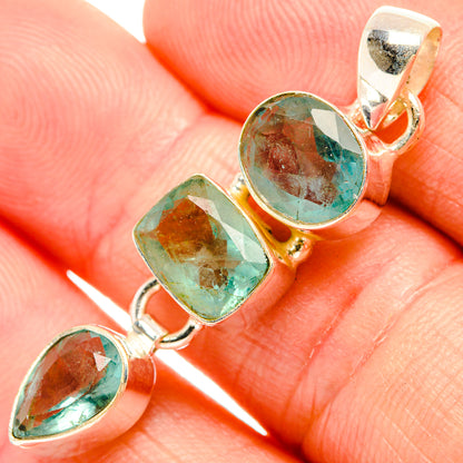 Green Fluorite Pendants handcrafted by Ana Silver Co - PD32737