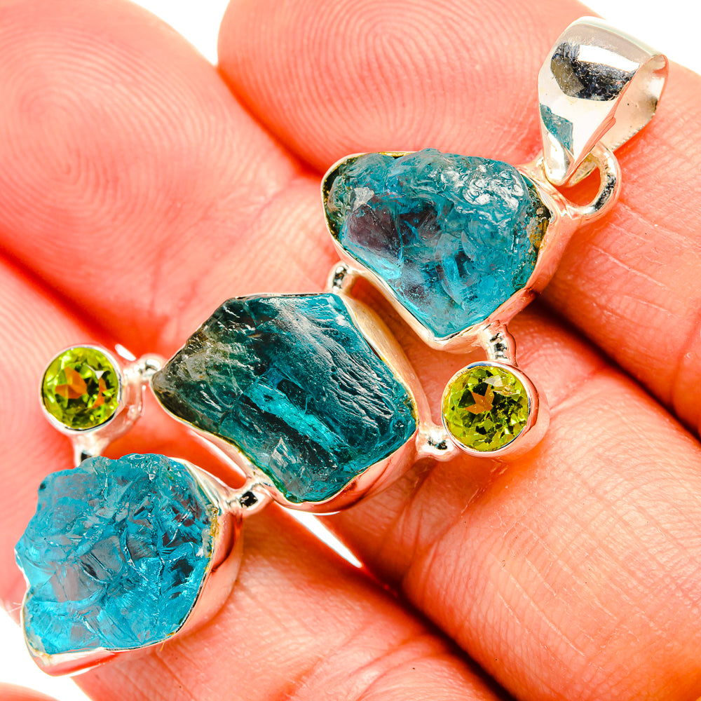 Apatite Pendants handcrafted by Ana Silver Co - PD32744