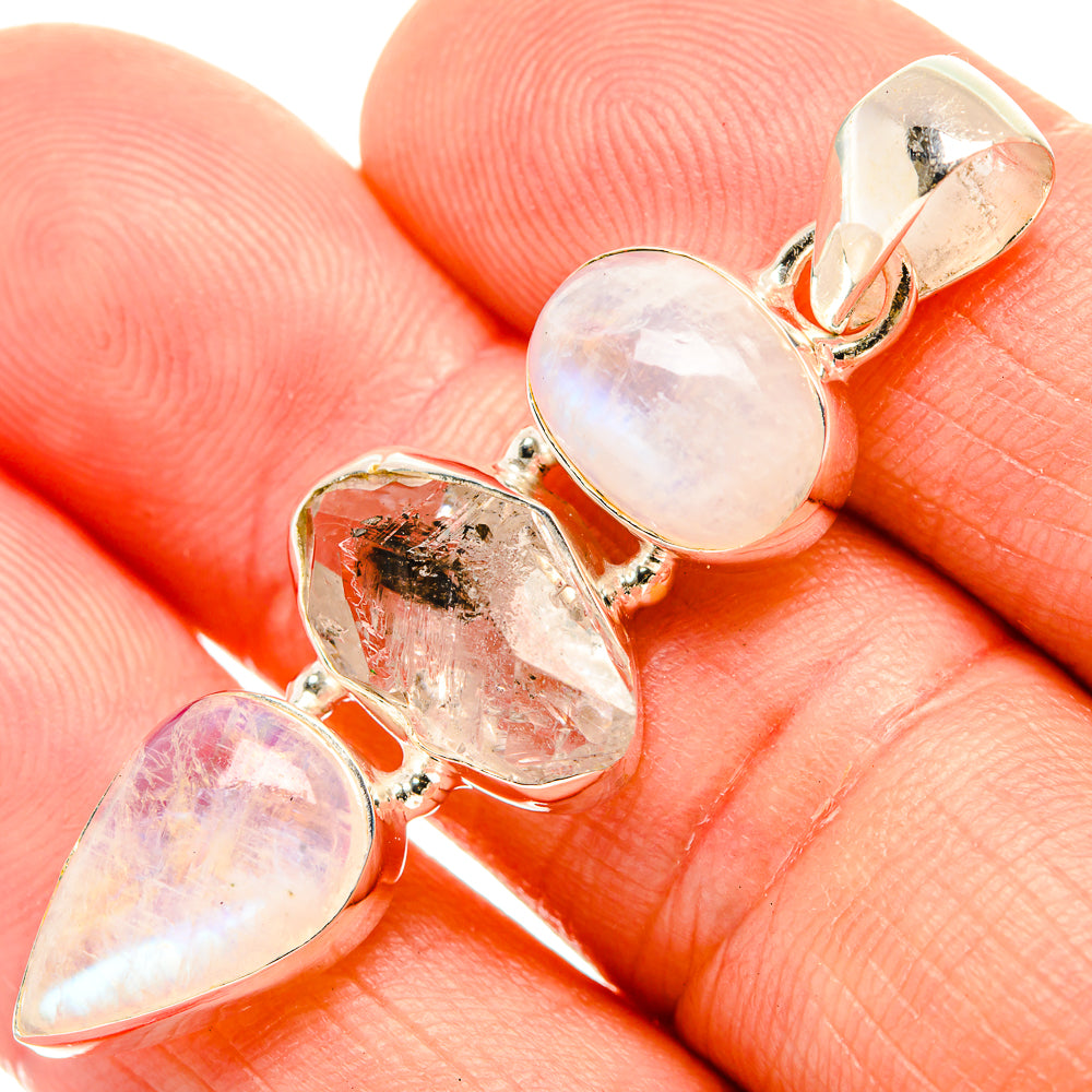 Herkimer Diamond Pendants handcrafted by Ana Silver Co - PD32752