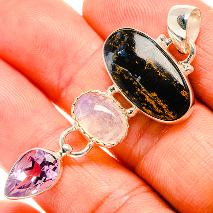 Pietersite Pendants handcrafted by Ana Silver Co - PD32760