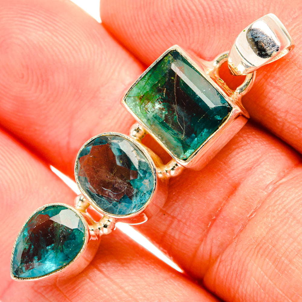Green Fluorite Pendants handcrafted by Ana Silver Co - PD32761