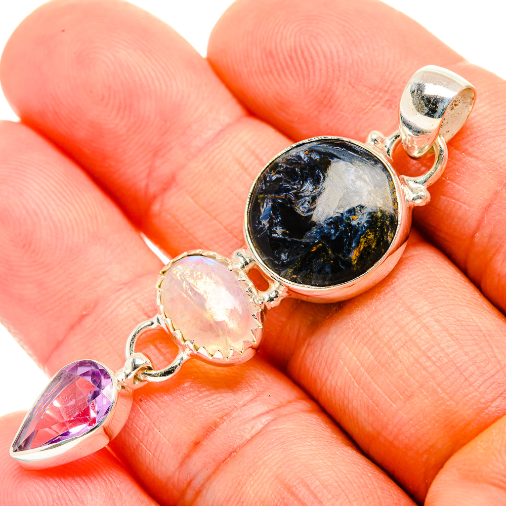 Pietersite Pendants handcrafted by Ana Silver Co - PD32766
