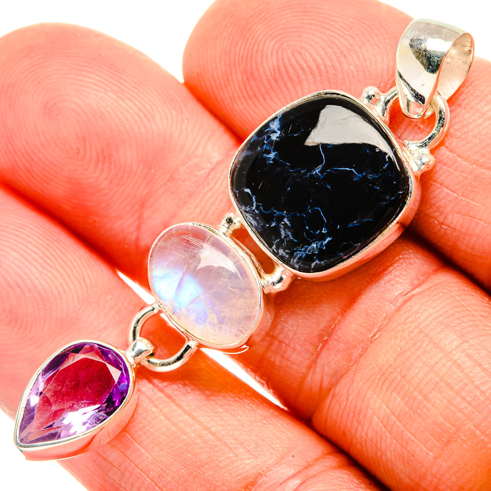 Pietersite Pendants handcrafted by Ana Silver Co - PD32777