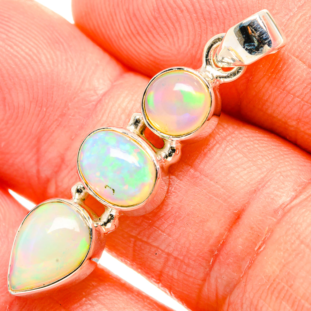 Ethiopian Opal Pendants handcrafted by Ana Silver Co - PD32779