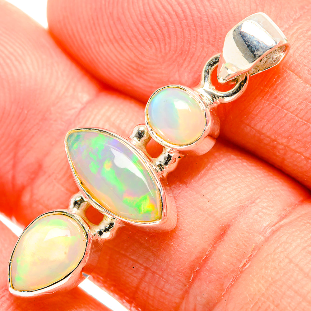 Ethiopian Opal Pendants handcrafted by Ana Silver Co - PD32780