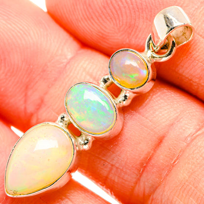 Ethiopian Opal Pendants handcrafted by Ana Silver Co - PD32782
