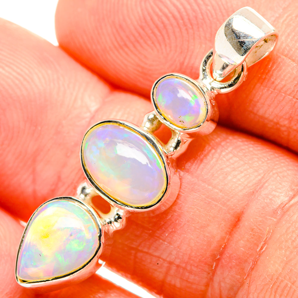 Ethiopian Opal Pendants handcrafted by Ana Silver Co - PD32789